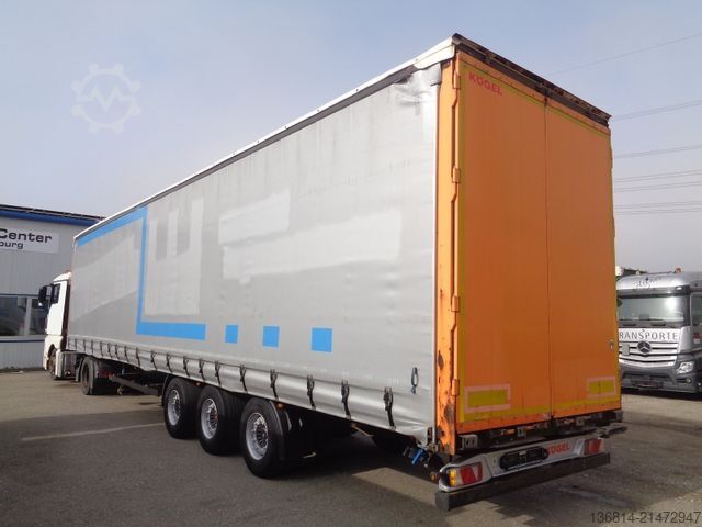 Otevřený návěs s plachtou KÖGEL SN24 MEGA 435/50 R19,5 SAF