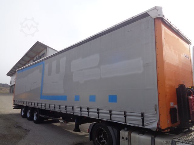 Otevřený návěs s plachtou KÖGEL SN24 MEGA 435/50 R19,5 SAF