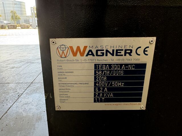 WAGNER (TRENNJAEGER) automatic bandsaw Trennjaeger TEBA 300 A-NC