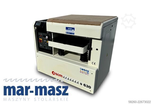 Cepillo de grosor, gruesadora, cepillo 630 SCM S630