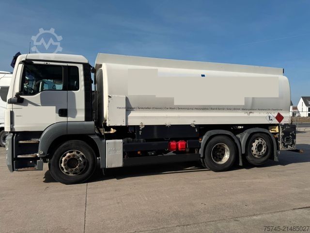 タンクローリー MAN TGS26.360 * OBEN & UNTEN * 3 KAMMER * ALUFELGEN*