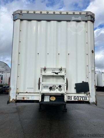 Відкритий напівпричіп з тентом KRONE SD TAUTLINER, EDSCHA-VERDECK, BPW-ACHSEN,