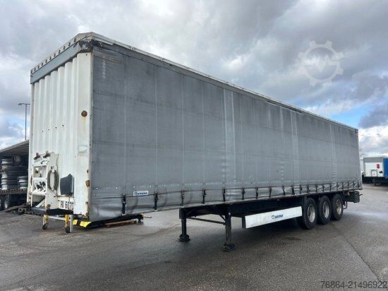 Відкритий напівпричіп з тентом KRONE SD TAUTLINER, EDSCHA-VERDECK, BPW-ACHSEN,