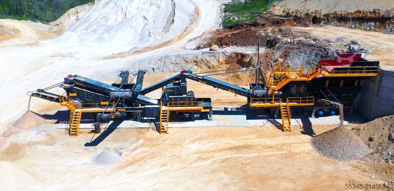 Brechanlage/Mobile Brechanlage FABO Mobile Crushing Plant Mobile Jaw Crusher MCK-110