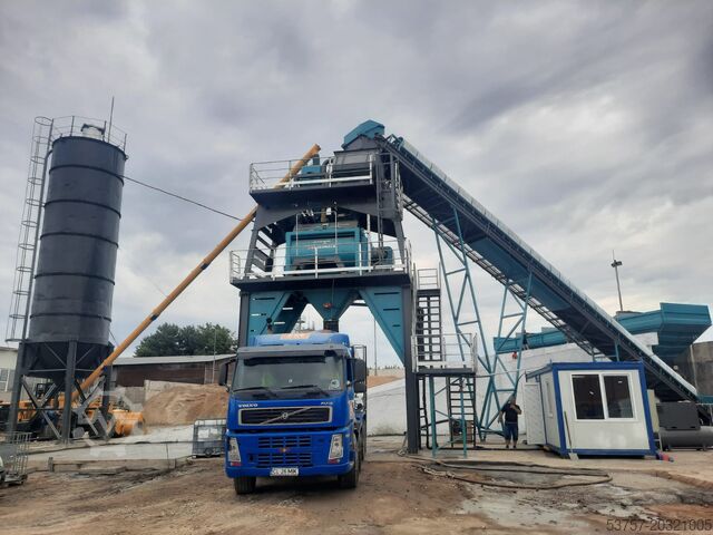Betonmischanlage, Betonwerk CONSTMACH 60 M3/H Fixed Concrete Batching Plant