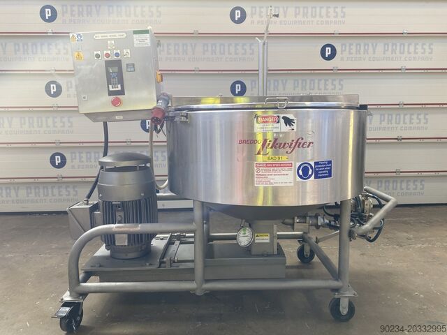 Serbatoio di miscelazione verticale in acciaio inox da 378 litri / Liquifier. BREDDO LORWW