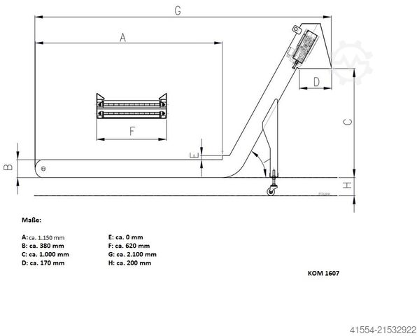 Skaidu konveijers Mayfran Förderer