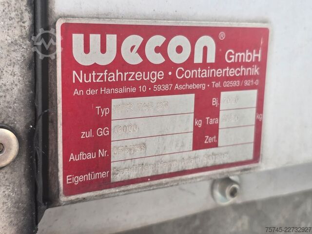 Camion con cassone intercambiabile SCANIA G 410 * ACC * RETAR *LENK&LIFT*WECON * VERZINKT