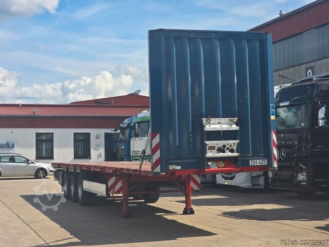 Semirimorchio con piattaforma di lavoro KRONE SD * PLATEAU * BPW * STAHLMATTEN