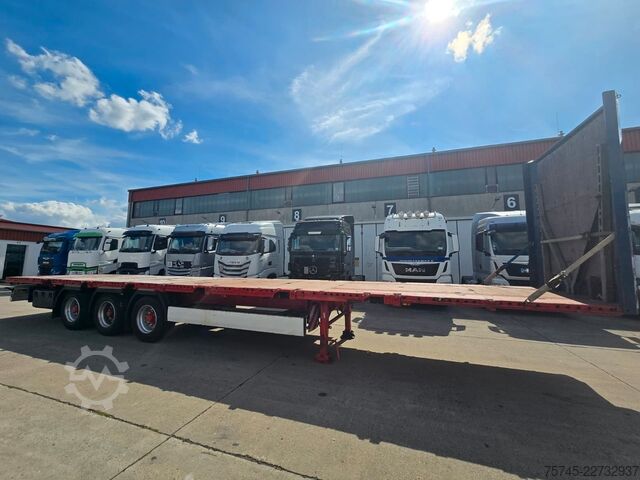 Semirimorchio con piattaforma di lavoro KRONE SD * PLATEAU * BPW * STAHLMATTEN
