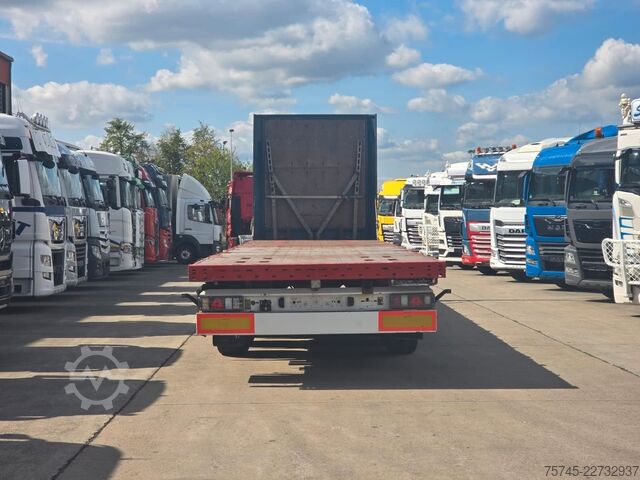 Semirimorchio con piattaforma di lavoro KRONE SD * PLATEAU * BPW * STAHLMATTEN