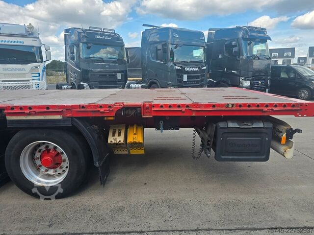 Semirimorchio con piattaforma di lavoro KRONE SD * PLATEAU * BPW * STAHLMATTEN