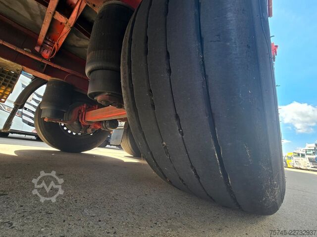 Semirimorchio con piattaforma di lavoro KRONE SD * PLATEAU * BPW * STAHLMATTEN