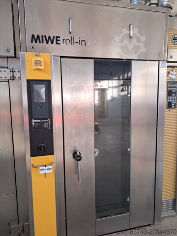 Horno rotativo de panadería con carro Miwe ROLL IN e+