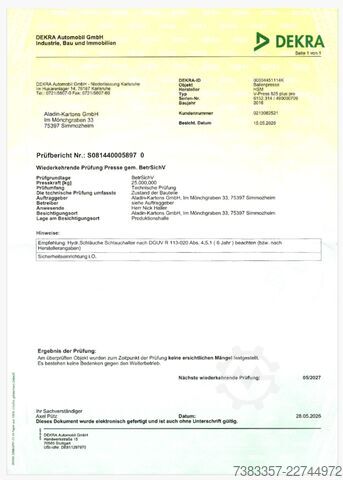 Ballenpresse für Karton und Folie HSM V-Press 825 plus pro