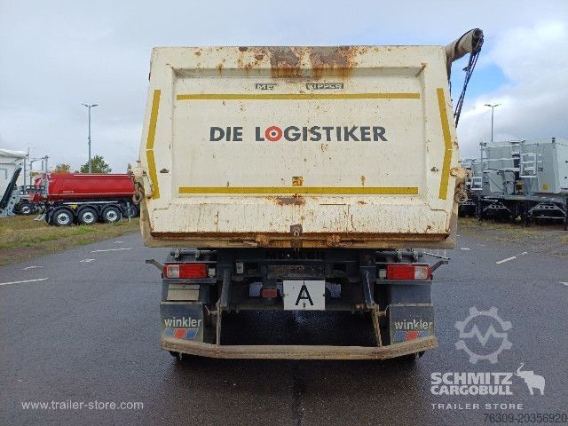 Damperli yarı römork Meiller Kipper Stahlrundmulde 26m³