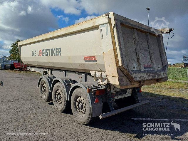Damperli yarı römork Langendorf Kipper Stahlrundmulde 24m³
