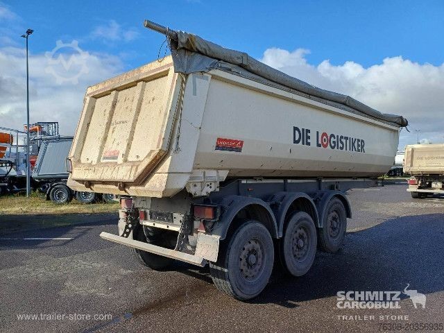 Damperli yarı römork Langendorf Kipper Stahlrundmulde 24m³
