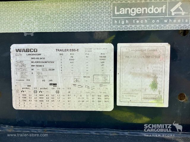 نیمه تریلر کمپرسی Langendorf Kipper Stahlrundmulde 24m³