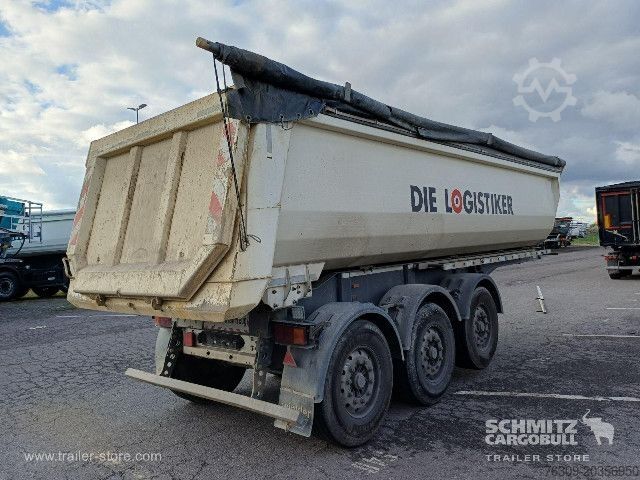 Damperli yarı römork Langendorf Kipper Stahlrundmulde 24m³
