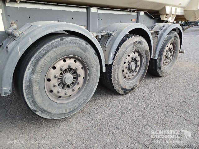 Damperli yarı römork Langendorf Kipper Stahlrundmulde 24m³