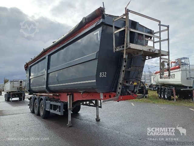 Ημιρυμουλκούμενο ανατρεπόμενο Schmitz Cargobull Kipper Stahlrundmulde 51m³