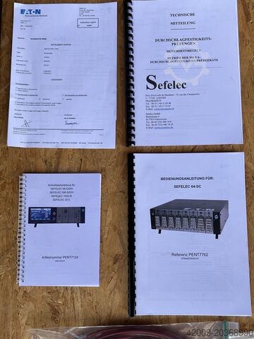 Dispositivo di test per tester di sicurezza Eaton Sefelec 506-S + 64-SC