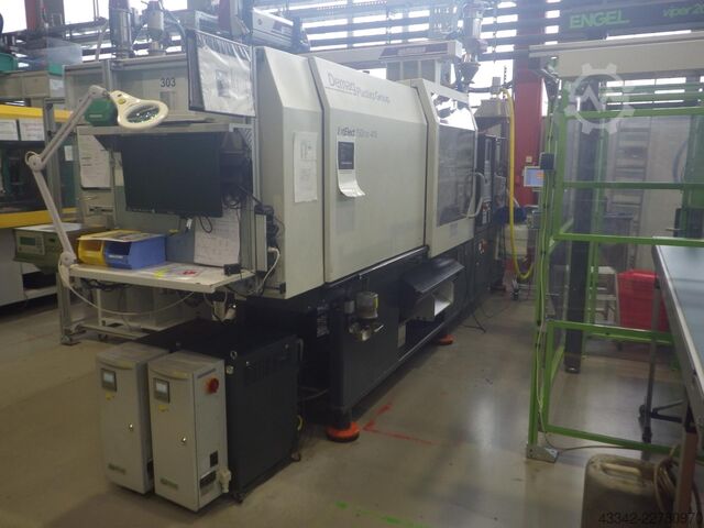 Máquina de moldeo por inyección con robot DEMAG InElect 150/520-410
