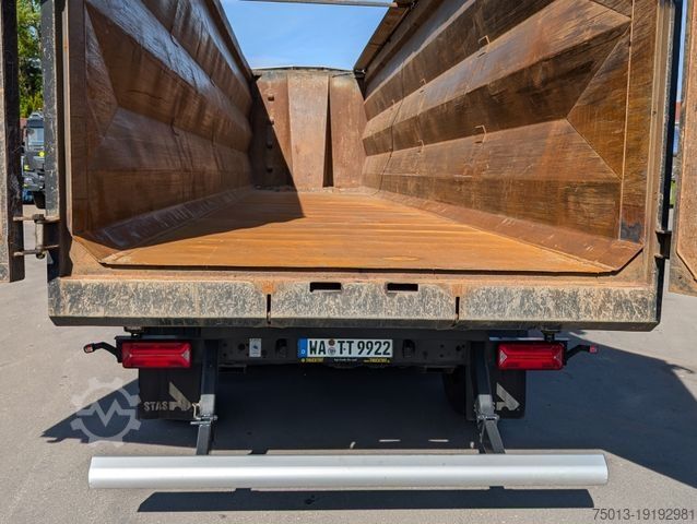 Tipper semitrailer STAS HardoX Stahl 74 m³, Liftachse, ALCOA, MIETEN?