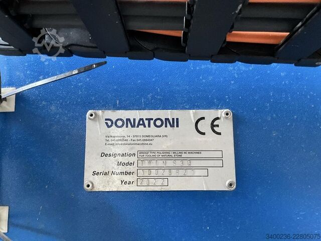 2022 Donatoni S3Q TWIN CNC-5 แกน เครื่องตัดหินแบบบริดจ์ Donatoni S3Q