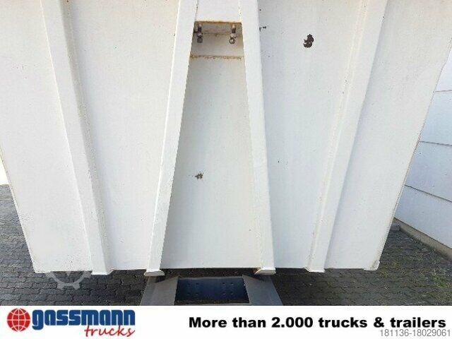 Kipper LKW  Joluso Stahlmulde CXBAS, mit Klappe 16 cbm