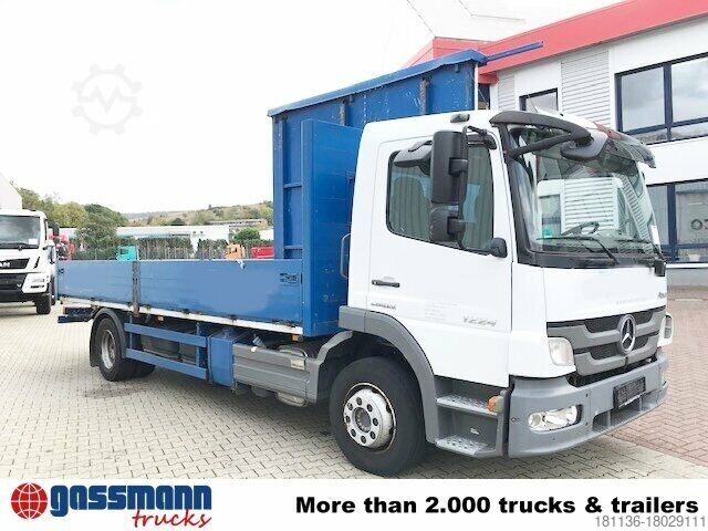 Φορτηγό με επίπεδη καρότσα Mercedes-Benz Atego 1224 L 4x2 Glastransporter, gegen Aufpreis