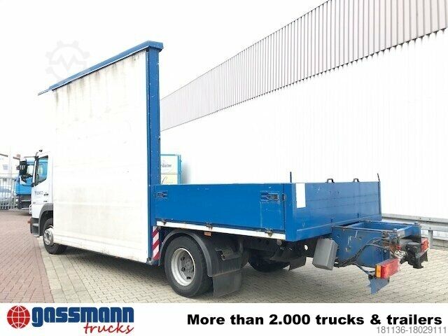 Φορτηγό με επίπεδη καρότσα Mercedes-Benz Atego 1224 L 4x2 Glastransporter, gegen Aufpreis