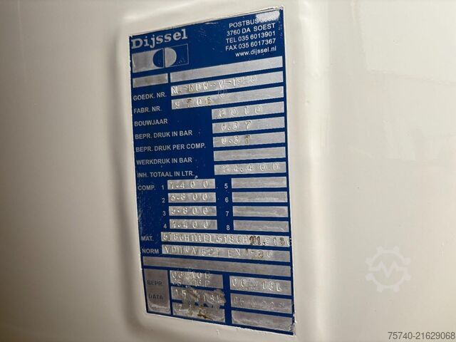 Tanker Scania G 360 + 24.500 LITER! + 6X2 + EURO 5 + PUMP/METER