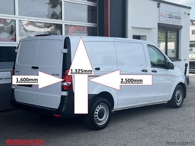 Kastenwagen MERCEDES-BENZ Vito 110 CDI Lang Klima 3-Sitzer Heckflügeltüren
