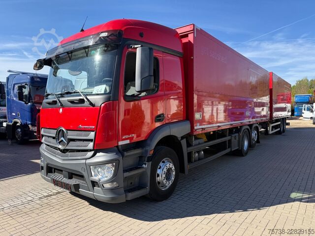LKW mit Getränkeaufbau MERCEDES-BENZ Actros 2543 Getränke/Retarder+ANHÄNGER Orten