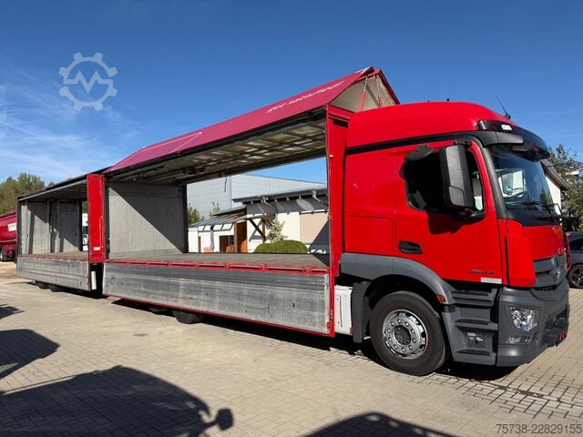 LKW mit Getränkeaufbau MERCEDES-BENZ Actros 2543 Getränke/Retarder+ANHÄNGER Orten