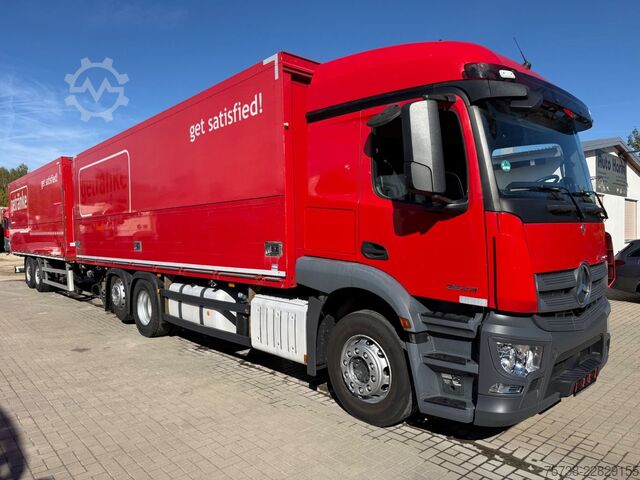 LKW mit Getränkeaufbau MERCEDES-BENZ Actros 2543 Getränke/Retarder+ANHÄNGER Orten