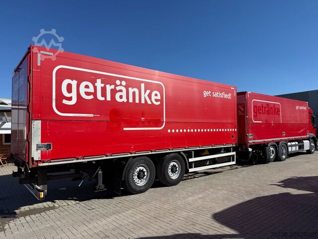 LKW mit Getränkeaufbau MERCEDES-BENZ Actros 2543 Getränke/Retarder+ANHÄNGER Orten