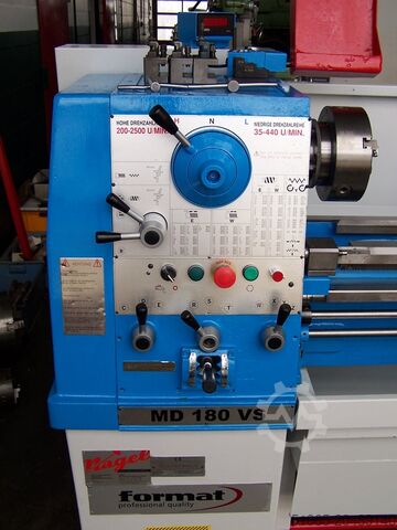 Leit-/Zugspindeldrehmaschine Format MD 180 VS