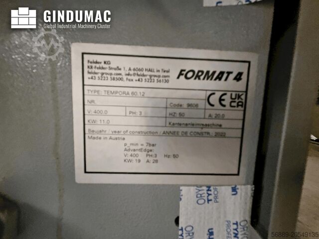 Edgebander FORMAT4 Tempora F800 60.12/2 E