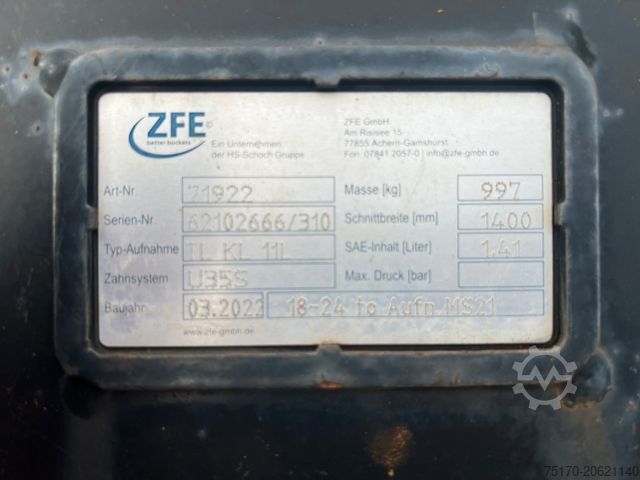 Outros ZFE Tieflöffel / Löffel / MS21 / 1.400 mm / 2022