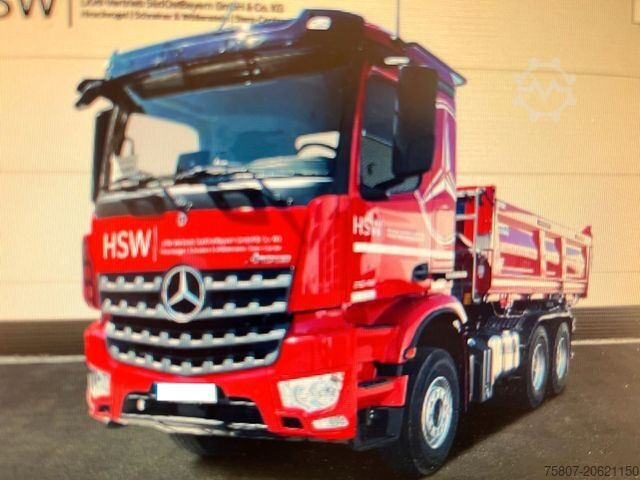 Üç taraflı damperli kamyon MERCEDES-BENZ Arocs 2648 6x4 Dautel Bordmatik Retarder