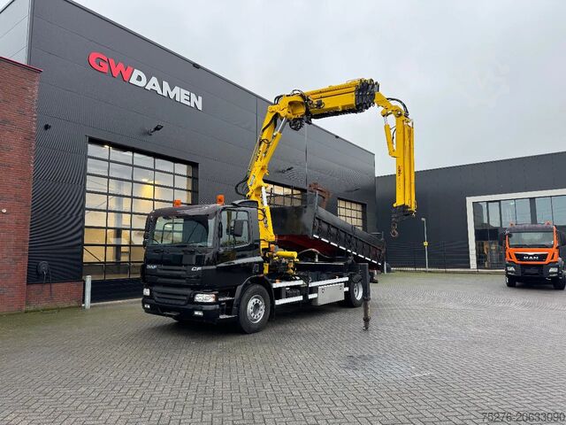 טיפר עם מנוף DAF CF 75.310 4x2 Kipper /  Terex 190.2E - A5 + Fly...