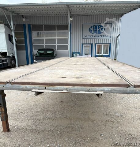 Cserefelépítményes plató Wecon Plattform mittig+außen Zurringe verzinkt