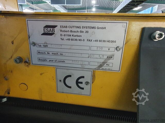 Plasma cutting machine ESAB E-VENT