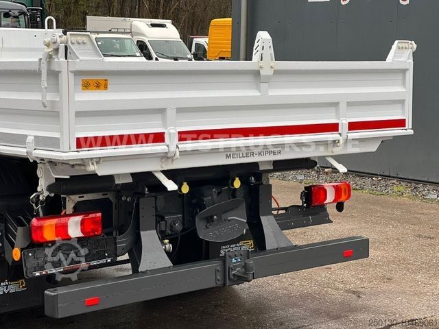 Furgão basculante MERCEDES-BENZ Atego 823 4x2 DSK mit HIAB 072 Ladekran *NEU*