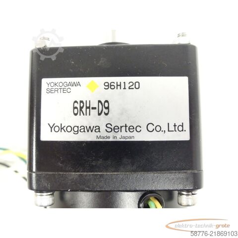 控制单元 Yokogawa TM-H6A3PB1NR076 Torque Motor SN:96H105 + 6RH-D9 Getriebe SN:96H120