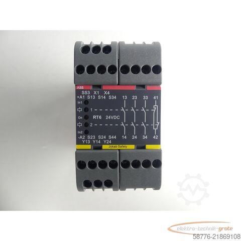 Komponenta ABB 2TLA010026R0000 Sicherheitsrelais RT6 SN: 18345 - ! -