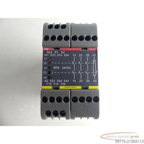 Komponenta ABB 2TLA010026R0000 Sicherheitsrelais RT6 SN: 18475 - ! -